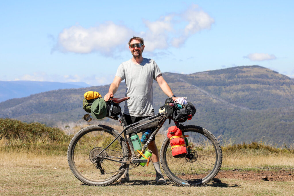 MattieJGould bikepacking the Hunt 1000 in Australia