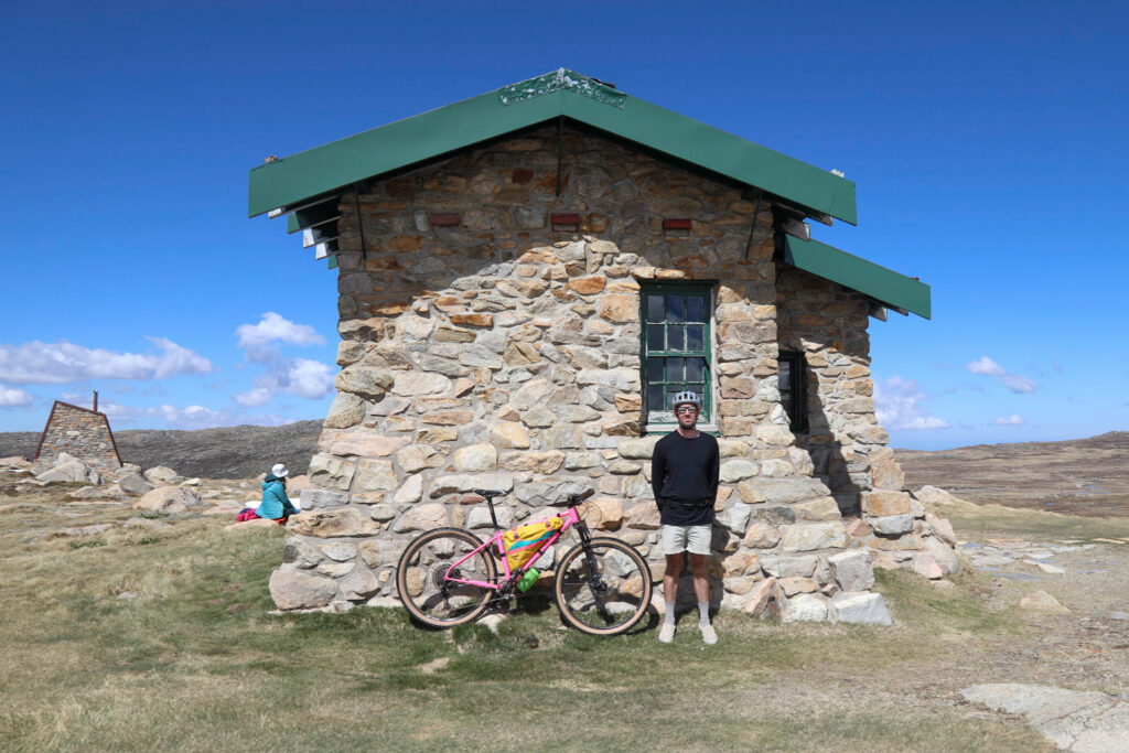 cycling to Historic Seamans Hut